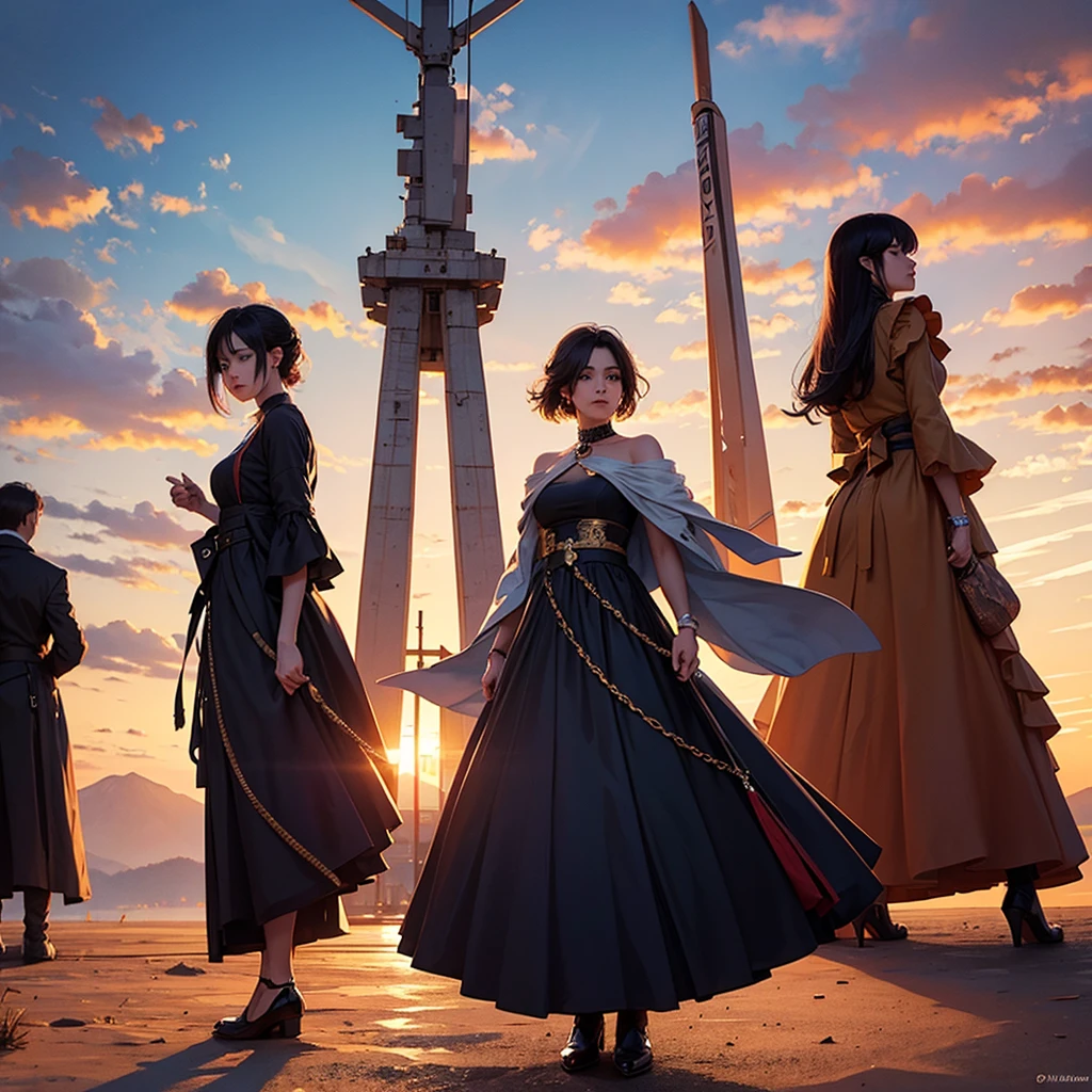 9 moons sunset