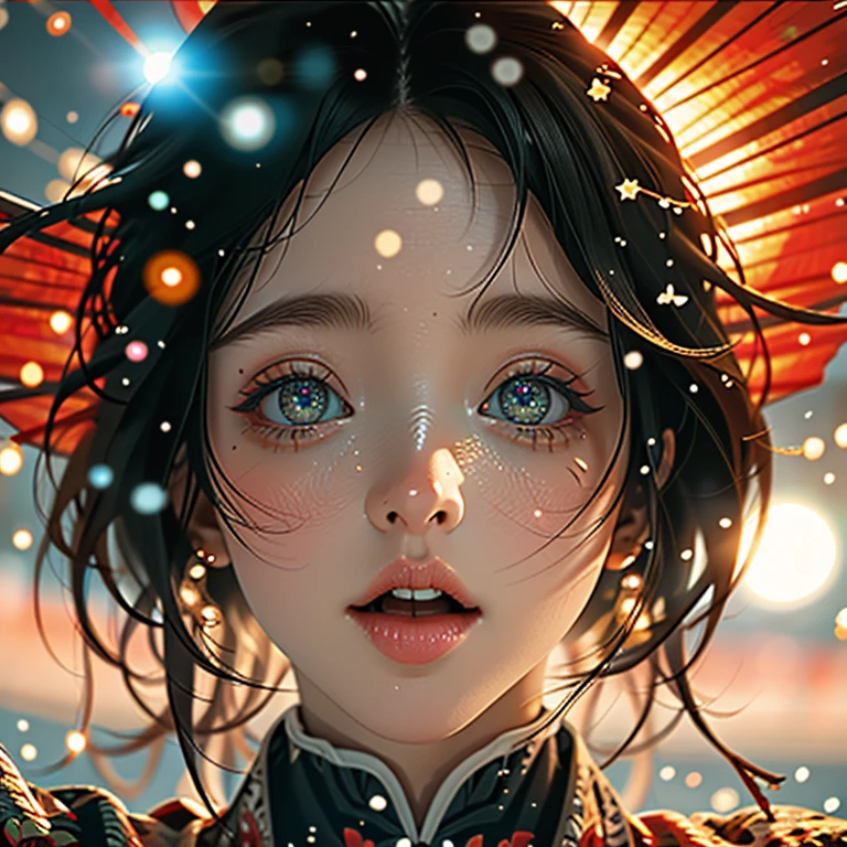 ExtremelyDetailed Kawaii girl Face,(Close-up Sweet lips), glossy lips with beautiful details, Coquettish tongue, Kissing to camera, towards the viewer, 8K TopQuality masterpiece,an extremely delicate and beautiful (ProfessionalPhoto:1.37), {Amazing|finely detail|official art|incredibly absurdres},ultra-detailed close-up shot, close up, (fish eye lens), wide lens, macro lens, Detailed reflective Eyes ElaboratePupils with (sparkling highlights:1.28) (Delicate Voluminous LongEyelashes:0.88), {(Tilted face:1.22)|Visible back of throat|saliva drips|naked shoulder}, (Dripping juice on tongue:1.23) snow particles