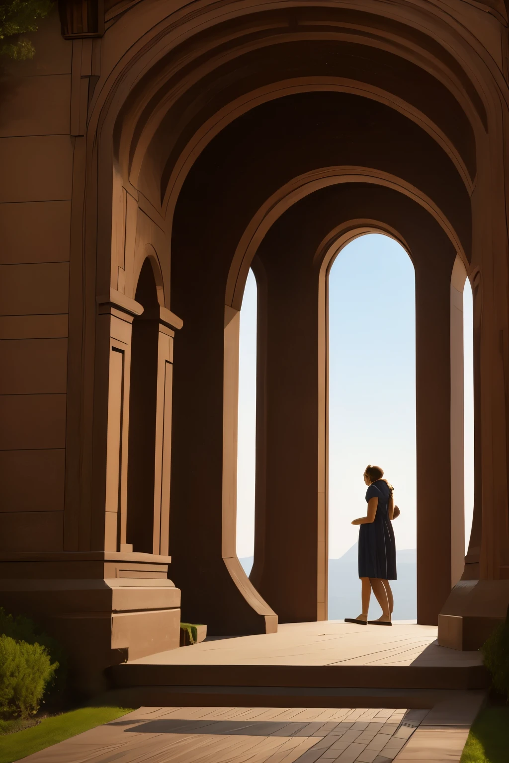 you go through the portal and...