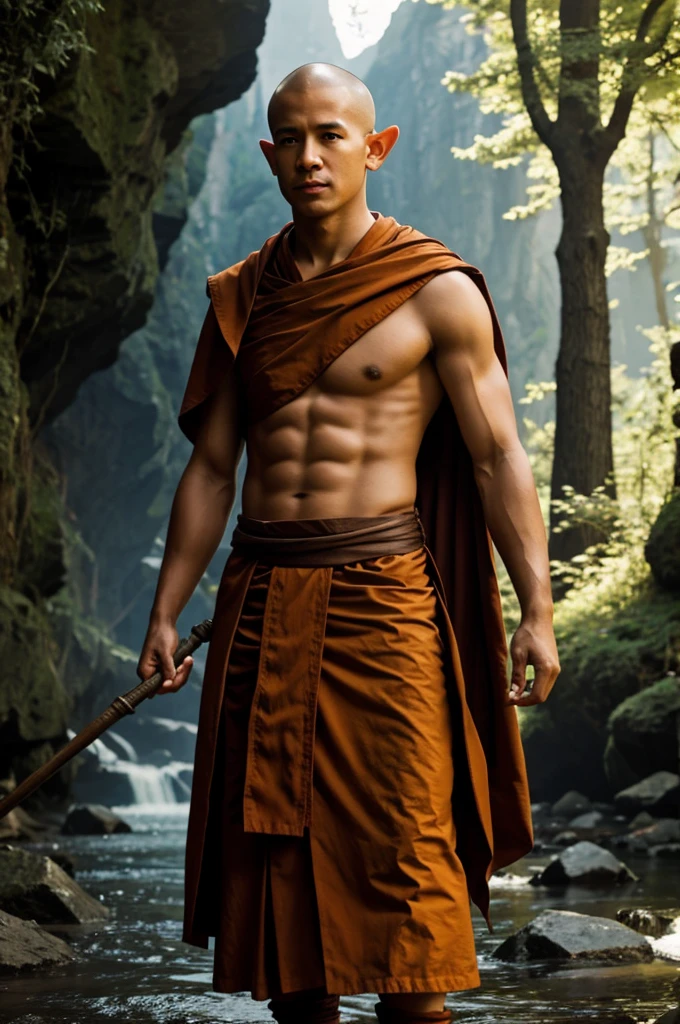 Half elf monk