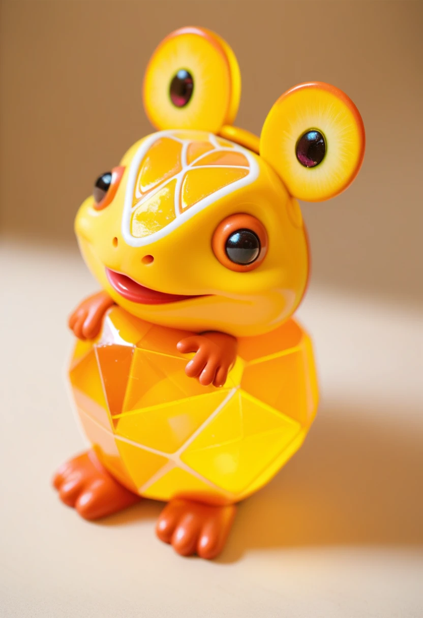 ((high quality:1.2)), ((surrealism:1.43)),, (8k), extremely detailed, ((High detail:1.2)) ((best resolution)), Solo, colorful diamond frog,