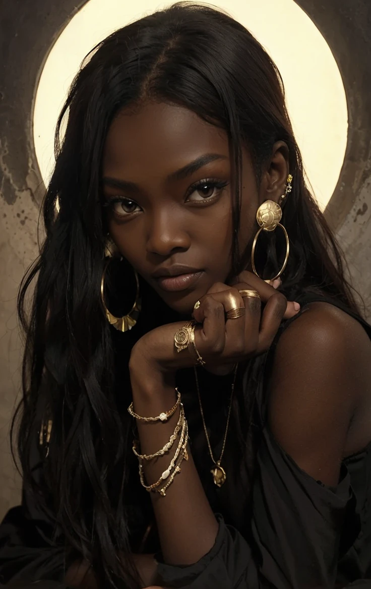 ANOK YAI humana, high details and keep the skin black