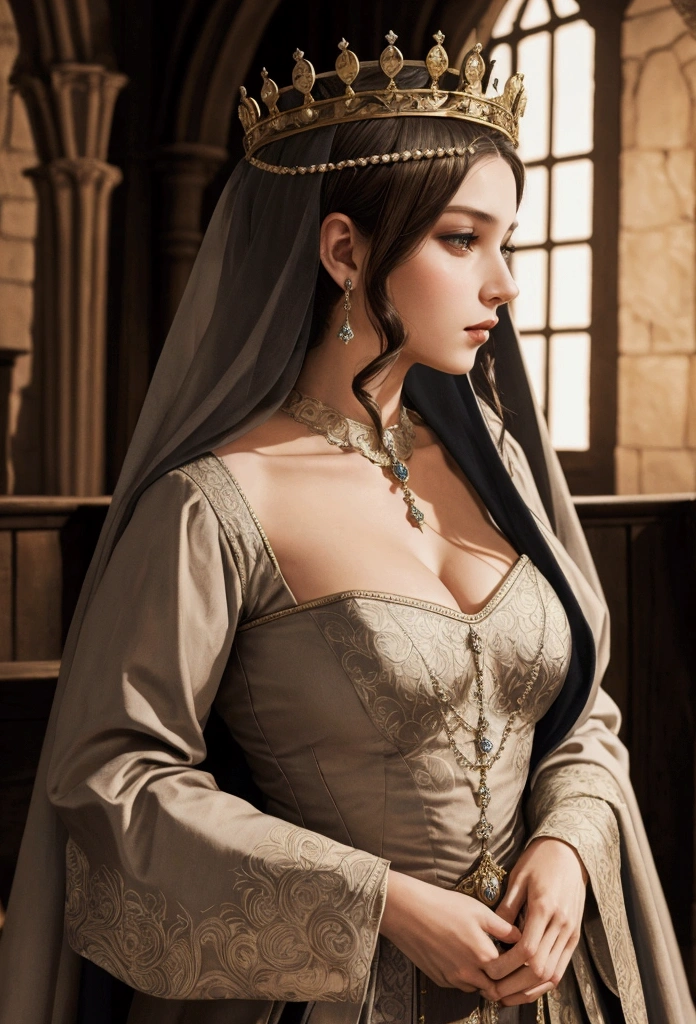 a simple medieval queen