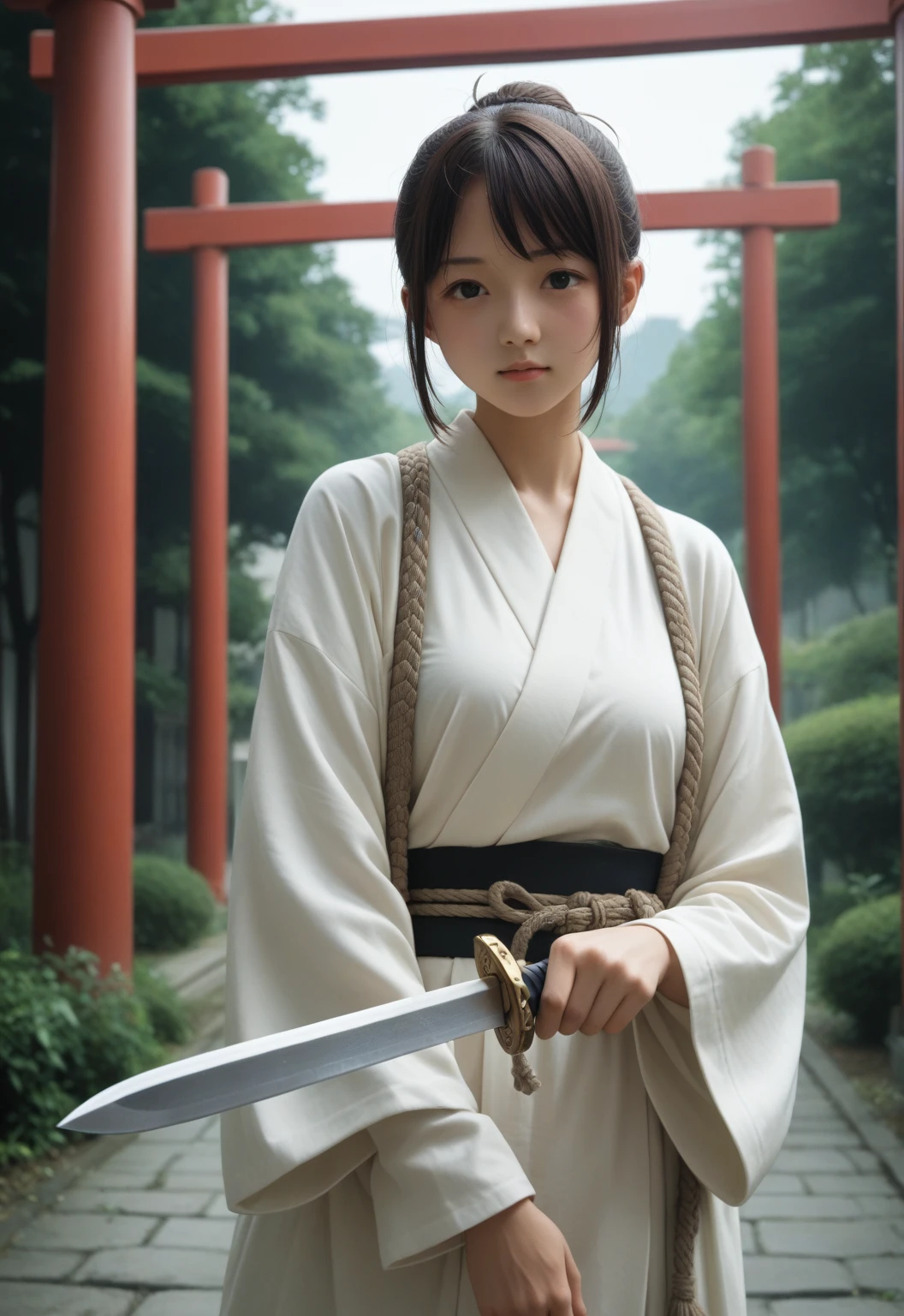 Close-up of a woman holding a sword with a snake, shohei otomo, she is holding a knife sword, inspired by Torii Kiyonobu I, Inspired by Harumi Hironaka, knife, With a sword on his shoulder, ukiyoe style, Inspired by Shunkōsai Hokushū