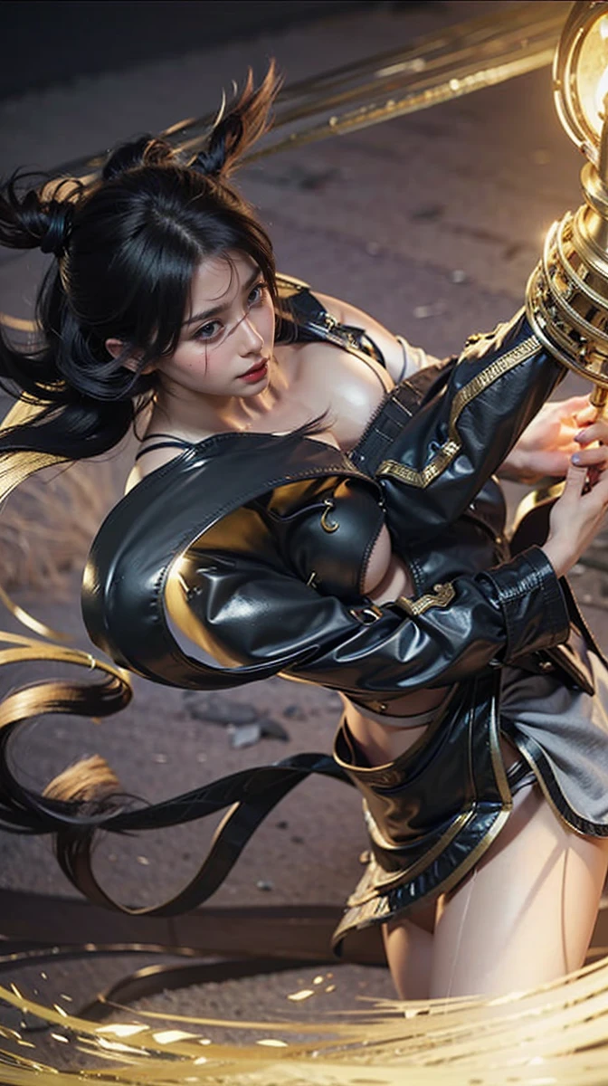 a close up of a girl (mobile legends character detailed black hair, big , shadowbringers cinematic, 4 k detail fantasy, a beautiful fantasy empress, game cg, xianxia fantasy, xianxia hero, 2. 5 d cgi anime fantasy artwork, cinematic goddess close shot, ruan jia and artgerm, wow 4 k detail fantasy, hyperdetailed fantasy character