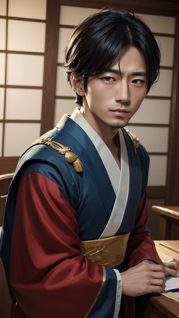 ( (8k:1.27), top quality, masterpiece, super high resolution:1.2) Japanese men&#39;s photo,