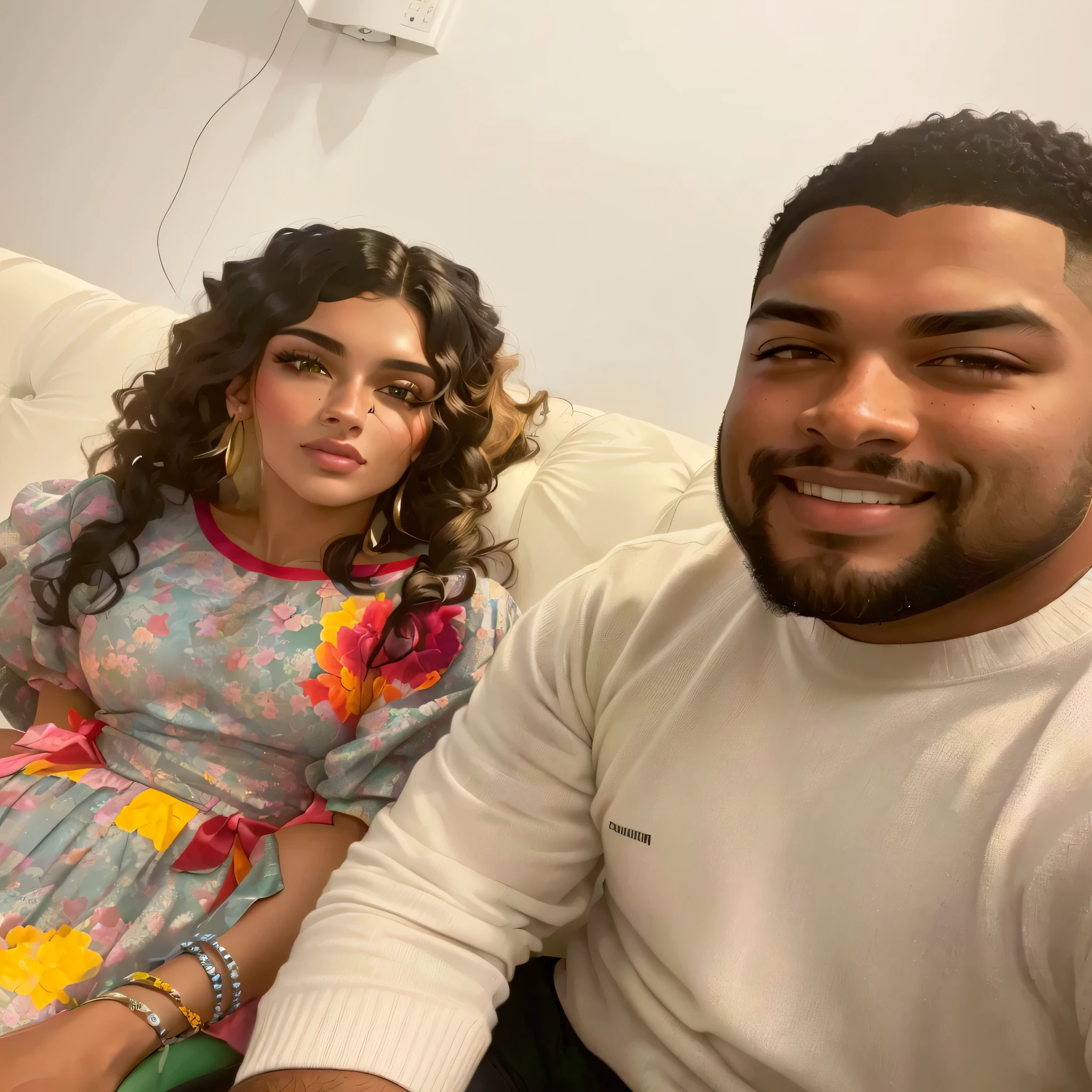 there is a man and a woman sitting on a sofa, charli bowater and artgeem, Ronaldo Nazario, Ronaldo Nazario fenomeno, Riyad Cassim, very low quality image, profile imageture 1024px, violet myers, profile imageture, 1614572159, profile image, Maximo Jacobs