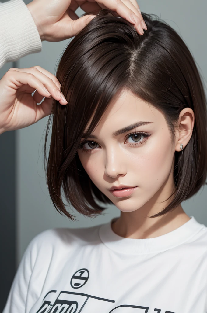 Create a logo with the word Trendcuts