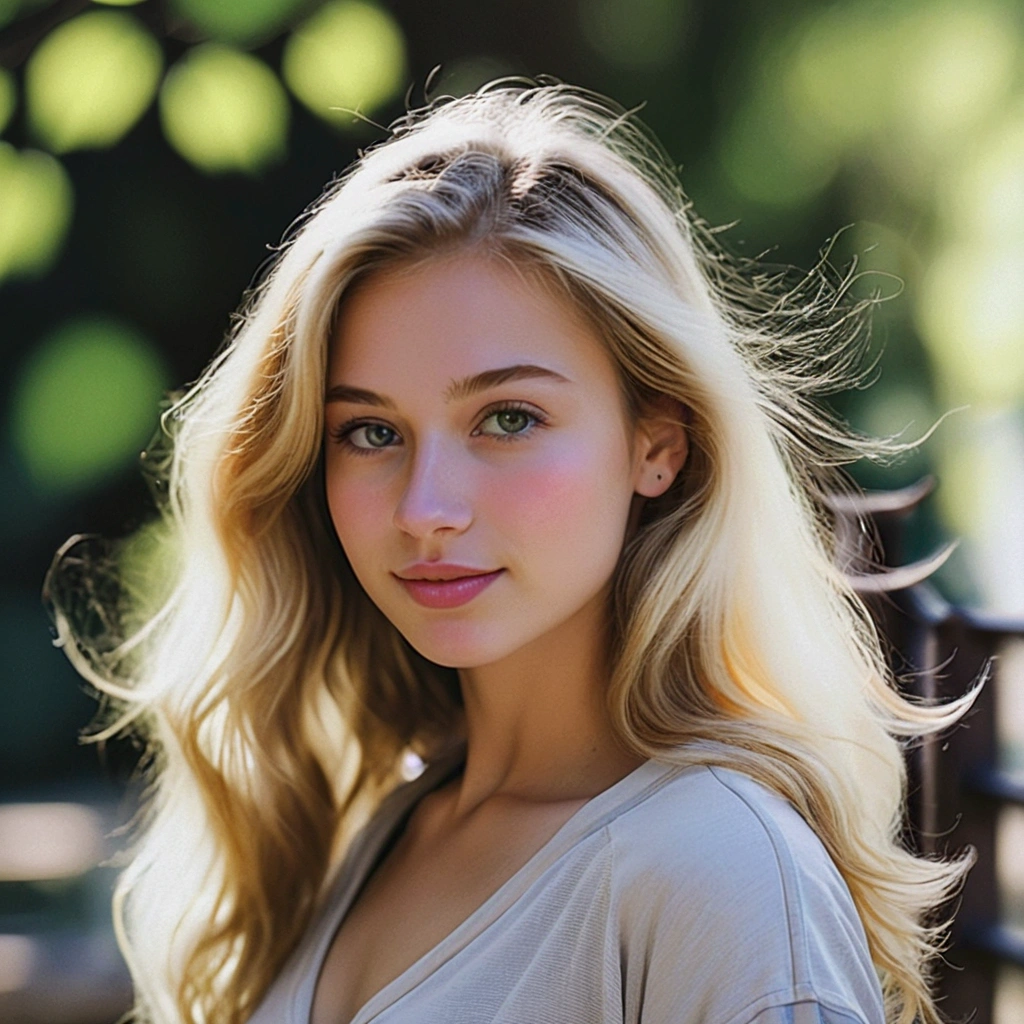 create different photos with the same woman