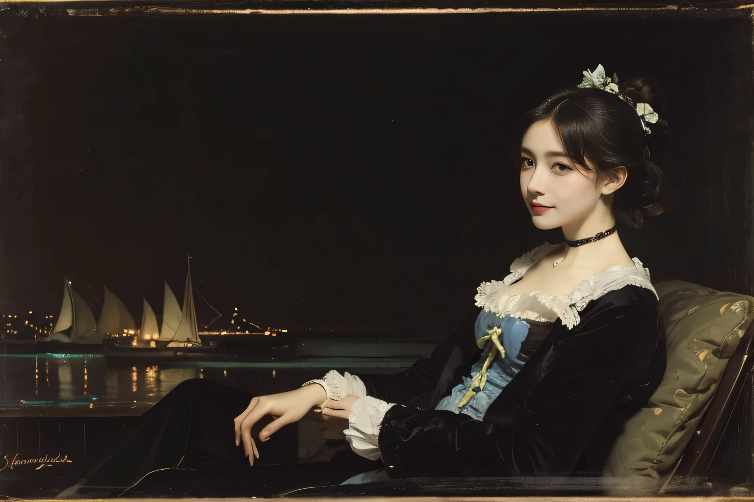 James Whistler's Nocturne.,smile,