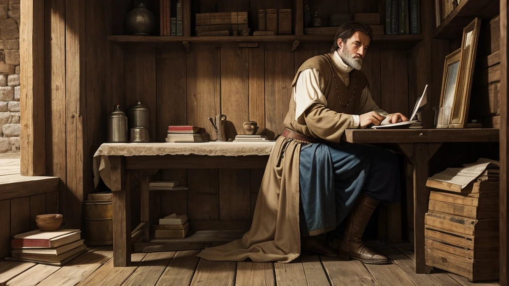 humble and unprotected medieval man