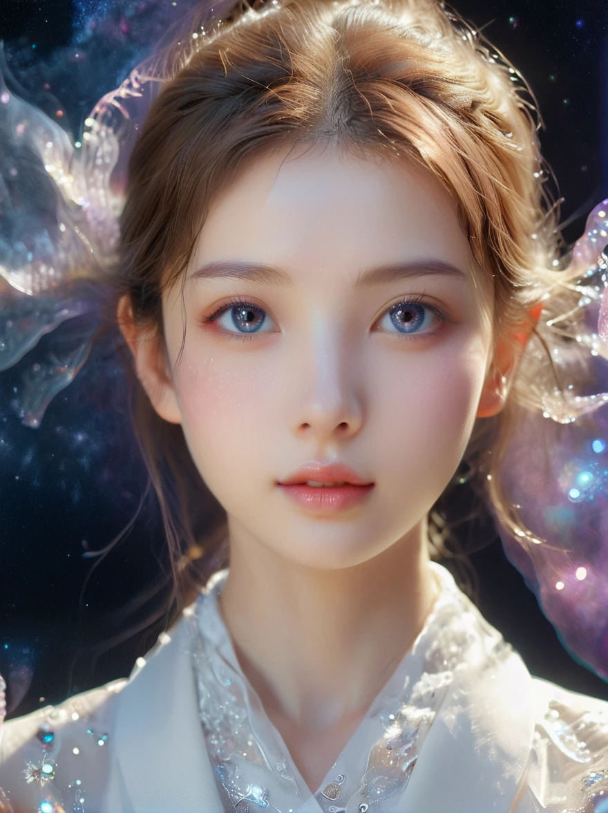 1 Girl，Alone，Look at the audience，（Young cute beautiful 18 years old girl：1.4），3D Face，Beautiful Girl，Beautiful Face，pretty，girl face，Korean Idol，Supermodel，Stunning and innocent symmetrical face，Perfect body，Medium chest，Slim waist，Slim legs，（High Detail Skin：1.4），Glowing eyes，goddess，Natural skin texture，Smooth skin，White skin，Beautiful and detailed face，Detailed face，Real skin texture，Delicate and cute face，Detailed face，Golden Ratio，Golden Ratio脸，Expressive eyes，Perfect face，Perfect skin，Flawless face，Clear face，Smooth hair，Pale skin，Proper body proportion，Perfect human anatomy，Realistic skin texture，Plump lips，Glossy lips，Natural Makeup，Beautiful bright pupils，Slender figure，Complex eyes，Detailed pupil，Detailed face and eyes，Long eyelashes，Blush，Good hands，Perfect hands，pretty的脸，Beautiful female body，Delicate skin，Shiny, shiny skin，break in，((((Standing，（Suits，Single，Danma Dan：1.4），（Gentle smile，kung fu pose，landscape背景，Detailed and beautiful glossy clothing，Blush，fantasy，shining，Dust flying，landscape，plum bossom，plant，Open your mouth：1.3），（惊蛰节气的landscape表现春雷唤醒土壤中的冬眠动物，Like a high-level image of natural recovery and rebirth：1.3），（whole body:3.2），（Eyes Focus，Face Focus，Role Focus，closeup faces：1.2），（Dutch angle，Cowboy lens：1.3），（The Hands of Guido Daniel：1.4），Bangs，Color Refraction），break in，（Pure love face_v1：0.4），(microorganism，plant，Marine life，Exquisite eyes，Starry Sky，Stitching together an abstract painting，Describing the inner world of autistic people，Sense of space，White Space，interesting，Innocence，Psychedelic Art),