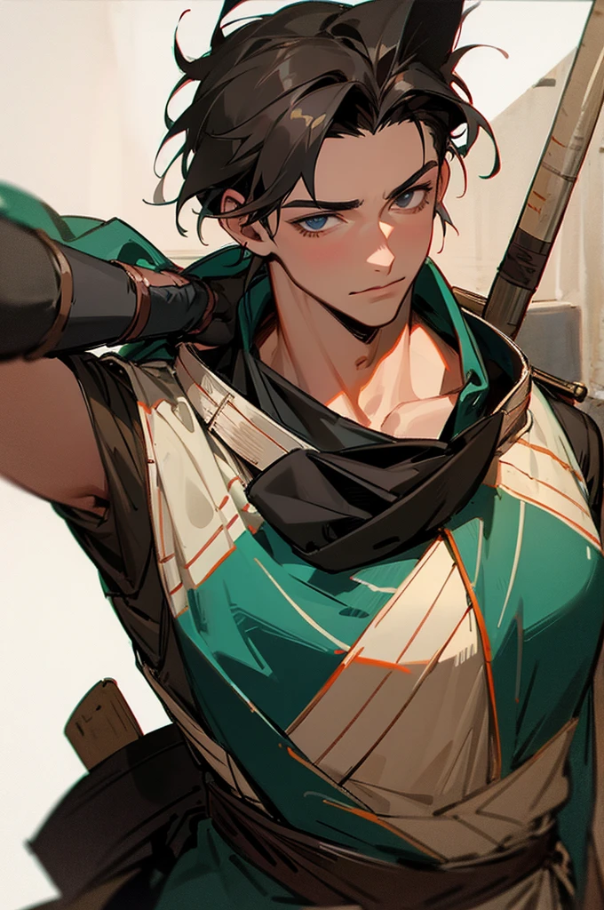 Male, young teen, Medieval era, bandit