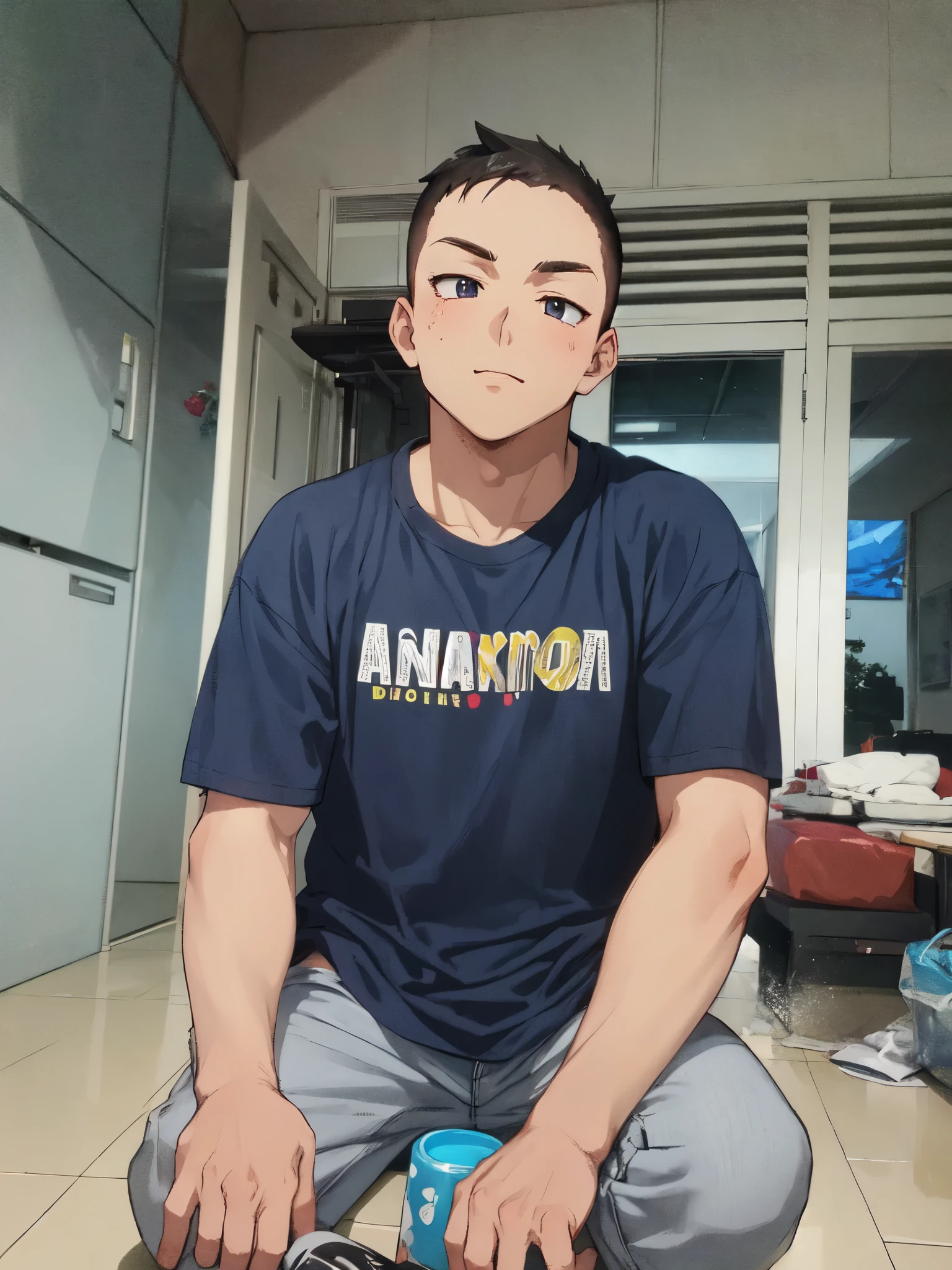Anime boy cool cute skin white