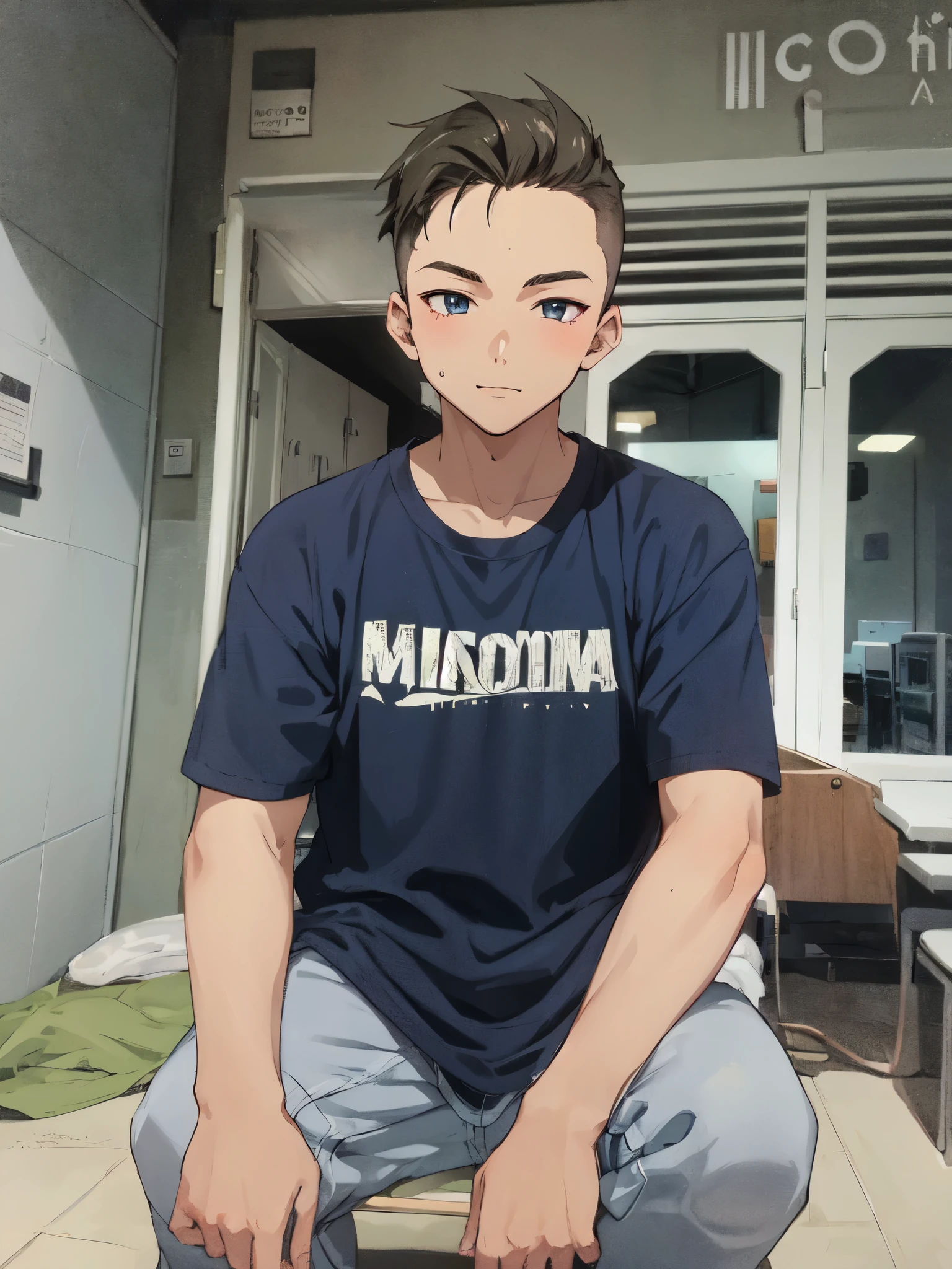 Anime boy cool cute skin white