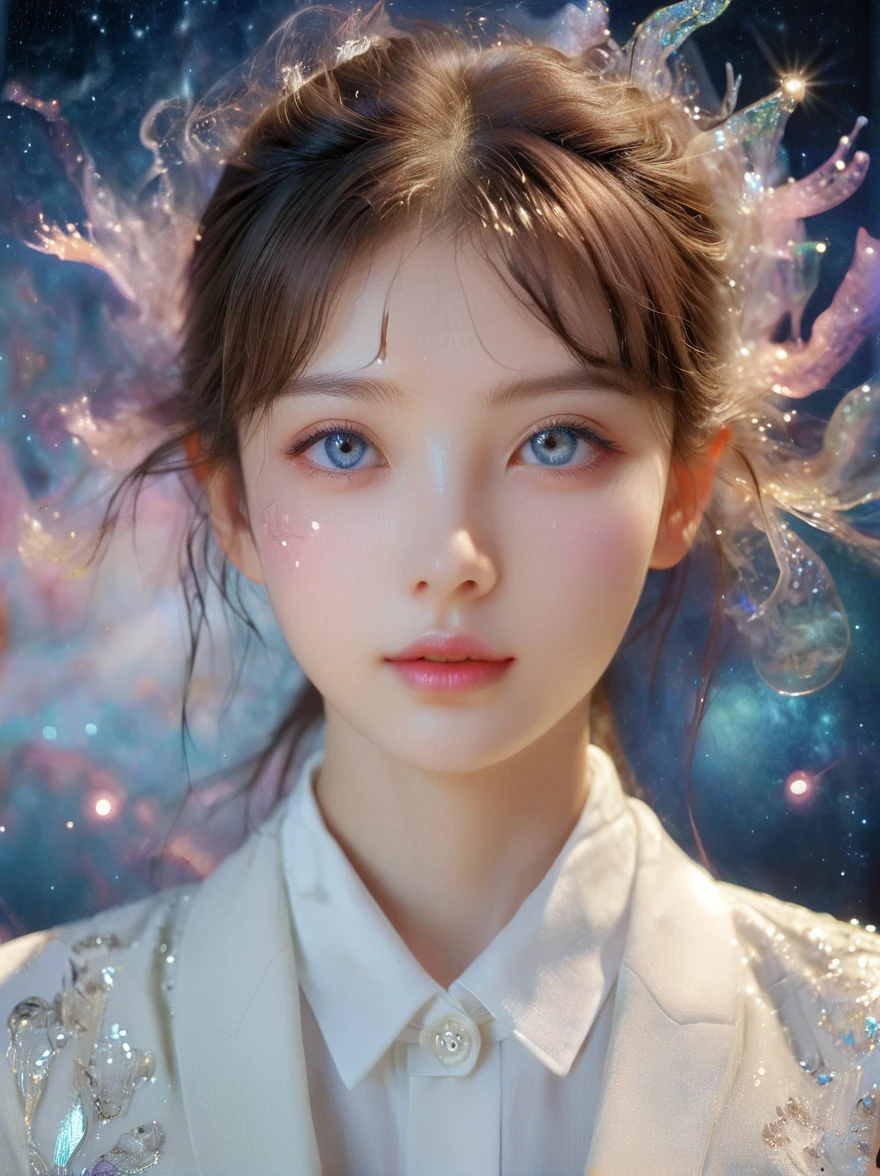 1 Girl,Alone,Look at the audience,(Young cute beautiful 18 years old girl:1.4),3D Face,Beautiful Girl,Beautiful Face,pretty,girl face,Korean Idol,Supermodel,Stunning and innocent symmetrical face,Perfect body,Medium chest,Slim waist,Slim legs,(High Detail Skin:1.4),Glowing eyes,goddess,Natural skin texture,Smooth skin,White skin,Beautiful and detailed face,Detailed face,Real skin texture,Delicate and cute face,Detailed face,Golden Ratio,Golden Ratio脸,Expressive eyes,Perfect face,Perfect skin,Flawless face,Clear face,Smooth hair,Pale skin,Proper body proportion,Perfect human anatomy,Realistic skin texture,Plump lips,Glossy lips,Natural Makeup,Beautiful bright pupils,Slender figure,Complex eyes,Detailed pupil,Detailed face and eyes,Long eyelashes,Blush,Good hands,Perfect hands,pretty的脸,Beautiful female body,Delicate skin,Shiny, shiny skin,break in,((((Standing,(Suits,Single,Danma Dan:1.4),(Gentle smile,kung fu pose,landscape背景,Detailed and beautiful glossy clothing,Blush,fantasy,shining,Dust flying,landscape,plum bossom,plant,Open your mouth:1.3),(惊蛰节气的landscape表现春雷唤醒土壤中的冬眠动物,Like a high-level image of natural recovery and rebirth:1.3),(whole body:3.2),(Eyes Focus,Face Focus,Role Focus,closeup faces:1.2),(Dutch angle,Cowboy lens:1.3),(The Hands of Guido Daniel:1.4),Bangs,Color Refraction),break in,(Pure love face_v1:0.4),(microorganism,plant,Marine life,Exquisite eyes,Starry Sky,Stitching together an abstract painting,Describing the inner world of autistic people,Sense of space,White Space,interesting,Innocence,Psychedelic Art),