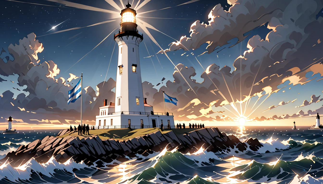 The Light of the South shines in the Darkness, The Faros Lighthouse shines brighter at night.
And the Free People of the World respond to the great Argentine people, cheers!