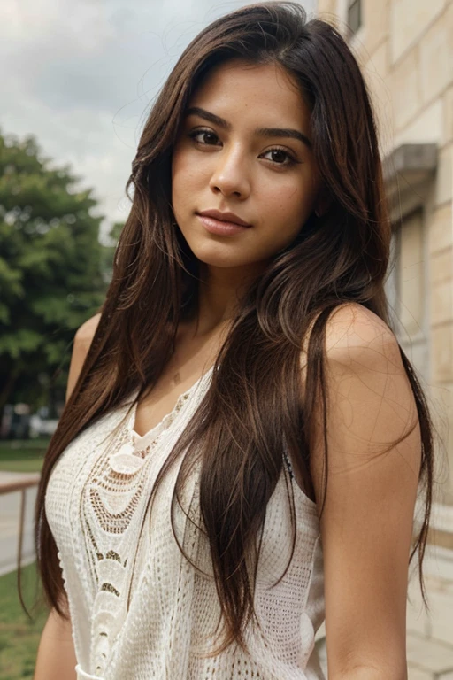 Latina Woman1 Long Hair,