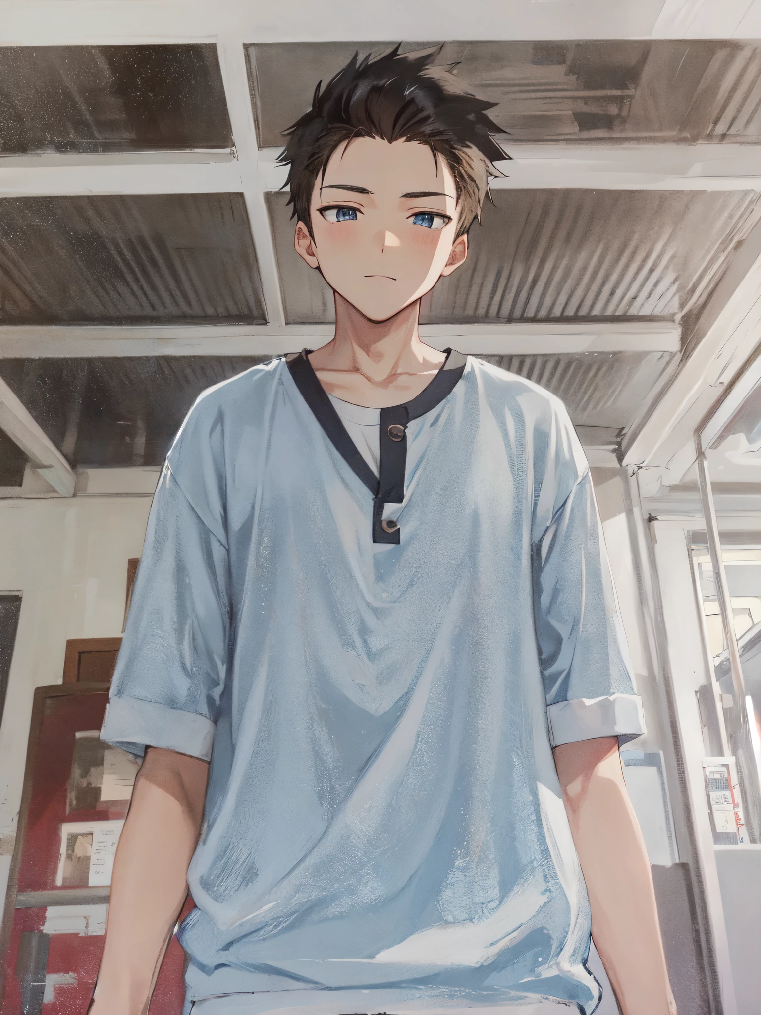 Anime boy cool cute skin white