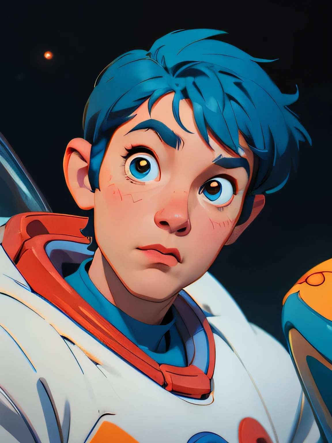 Spaceman, Cartoon, character, Pixar, high quality