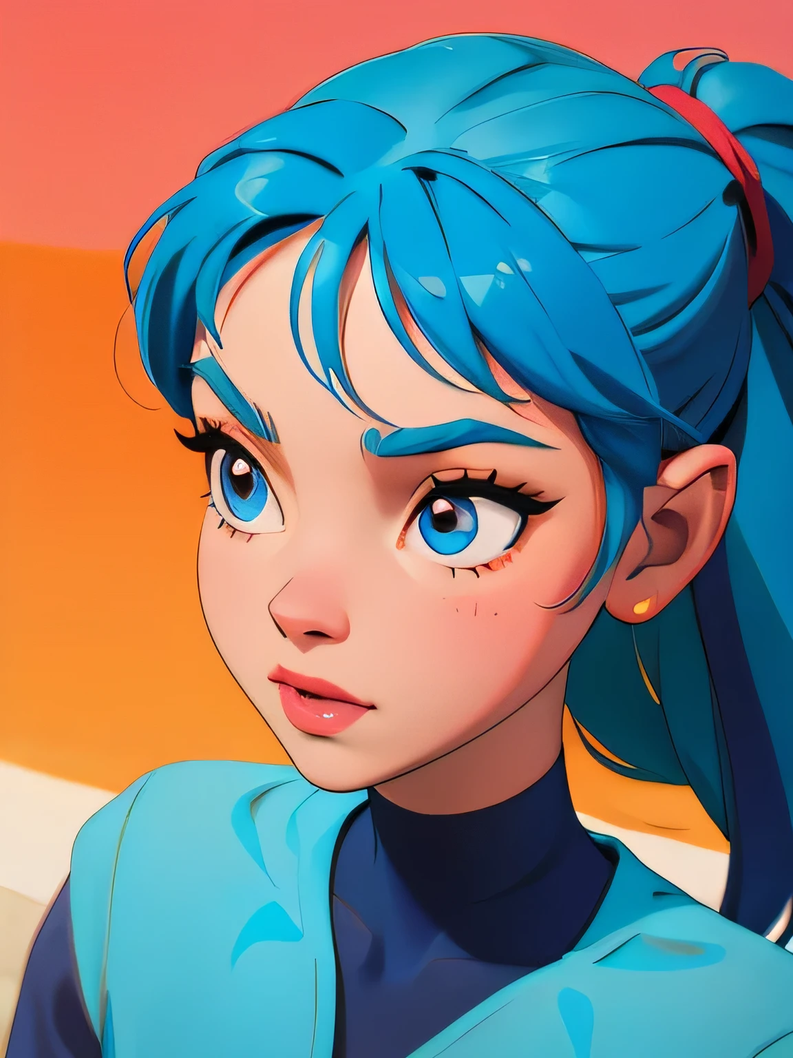 girl, Cartoon, character, Pixar, high quality