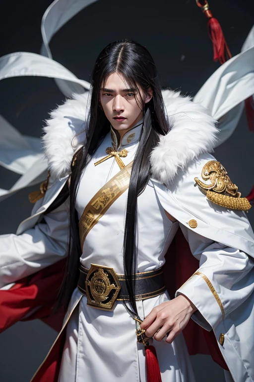 male, martial cultivation, die, man, white Chinese coats, Long hair, 23 years