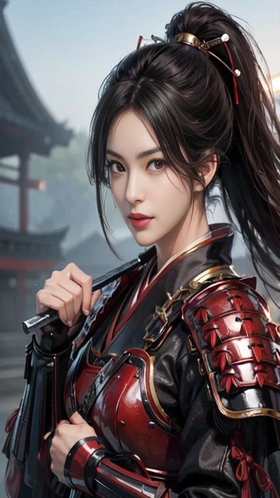 Beautiful female warrior