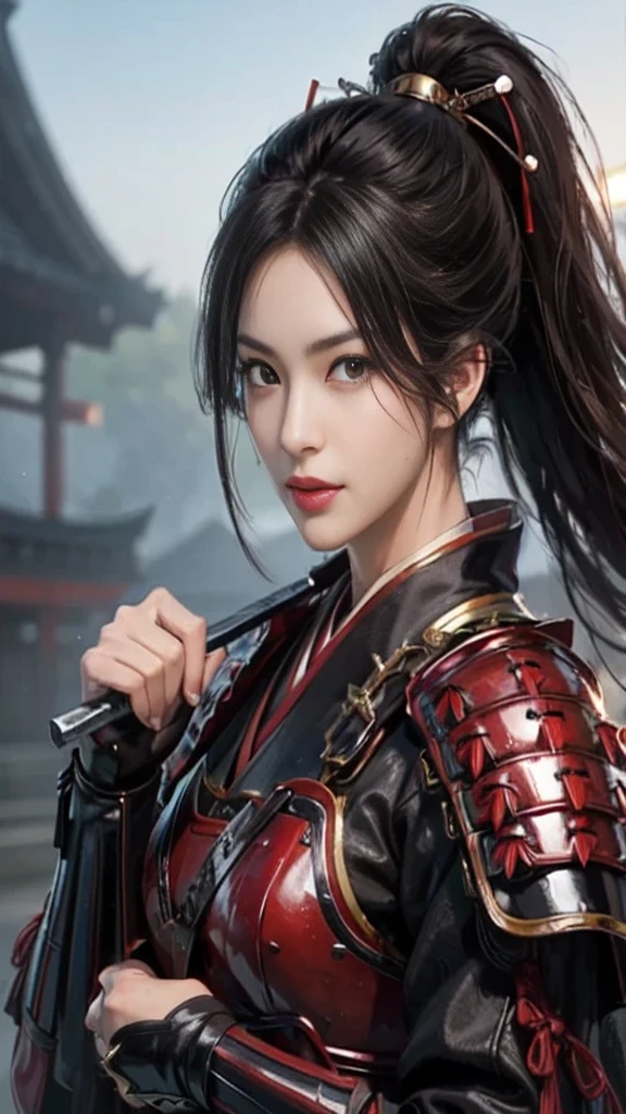 Beautiful female warrior