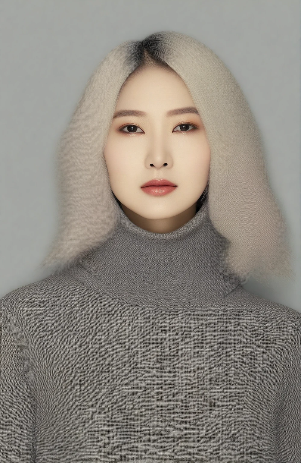 A woman wearing a black turtleneck top and a black sweater, South Korean actress, Ishida Sui with black hair, Kwak Ji-yeon, Black-haired woman, Asian Woman, Jin Kim, beautiful south Korean women, Lee Ji-eun, Lee Ji-eun, Shin Min-jung, Korean women, Lulu Chen, 若いAsian Woman