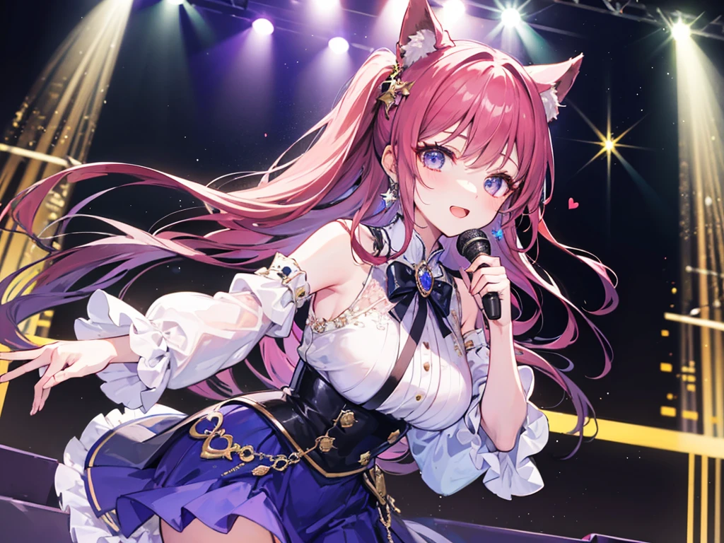 An idol girl stands in the spotlight,She was wearing a tight sequined mini skirt,The skirt sways gently with her singing。The upper body is a sequined tights that is equally shining,Perfectly brings out her curves。Her hair is a popular personalized hairstyle,With a charming smile on his face,The love for the stage shines in his eyes。Dazzling earrings on the ears,Gently swaying with her movements,The sequins on her body complement each other。She held the microphone tightly in her hand,Passionate singing,Every note is full of emotion and power。The audience under the stage was attracted by her charm,The whole scene was filled with a warm atmosphere。She is the most dazzling star on this stage,Use her singing and charm to conquer the hearts of every audience。