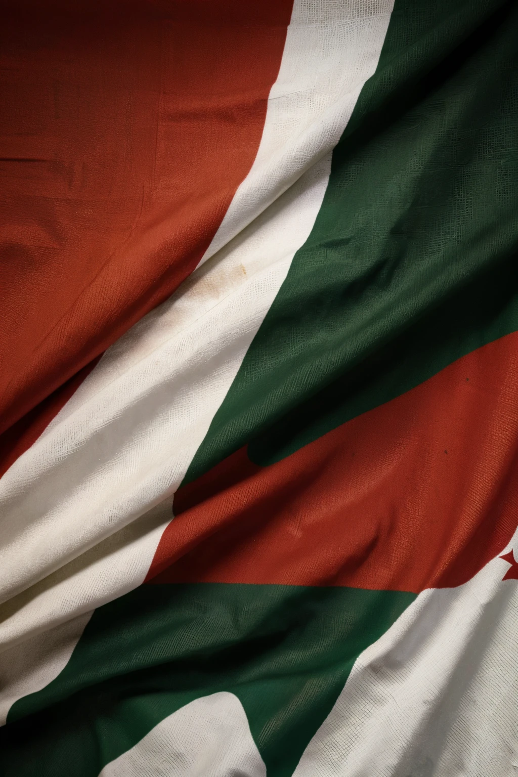 Bangladesh flag like a war