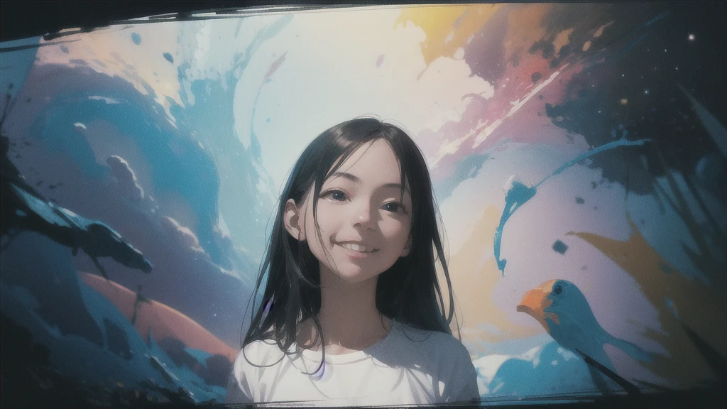 Your Smile, Art, Home, High resolution, Super detailed, (One girl:1.3),
Break Lomography, Analogue photography, Vibrant colors, Soft Focus, Light leakage, Dreamy atmosphere, Experimental charm, Nostalgic Charm BREAK Color Field Painting, large colored bands, abstract expressionism, Bold colors, Emotional impact, Atmospheric Depth, Minimalist Approach BREAK
, Space Exploration, Astronomical phenomena, Scientific discoveries, otherworldly wonders