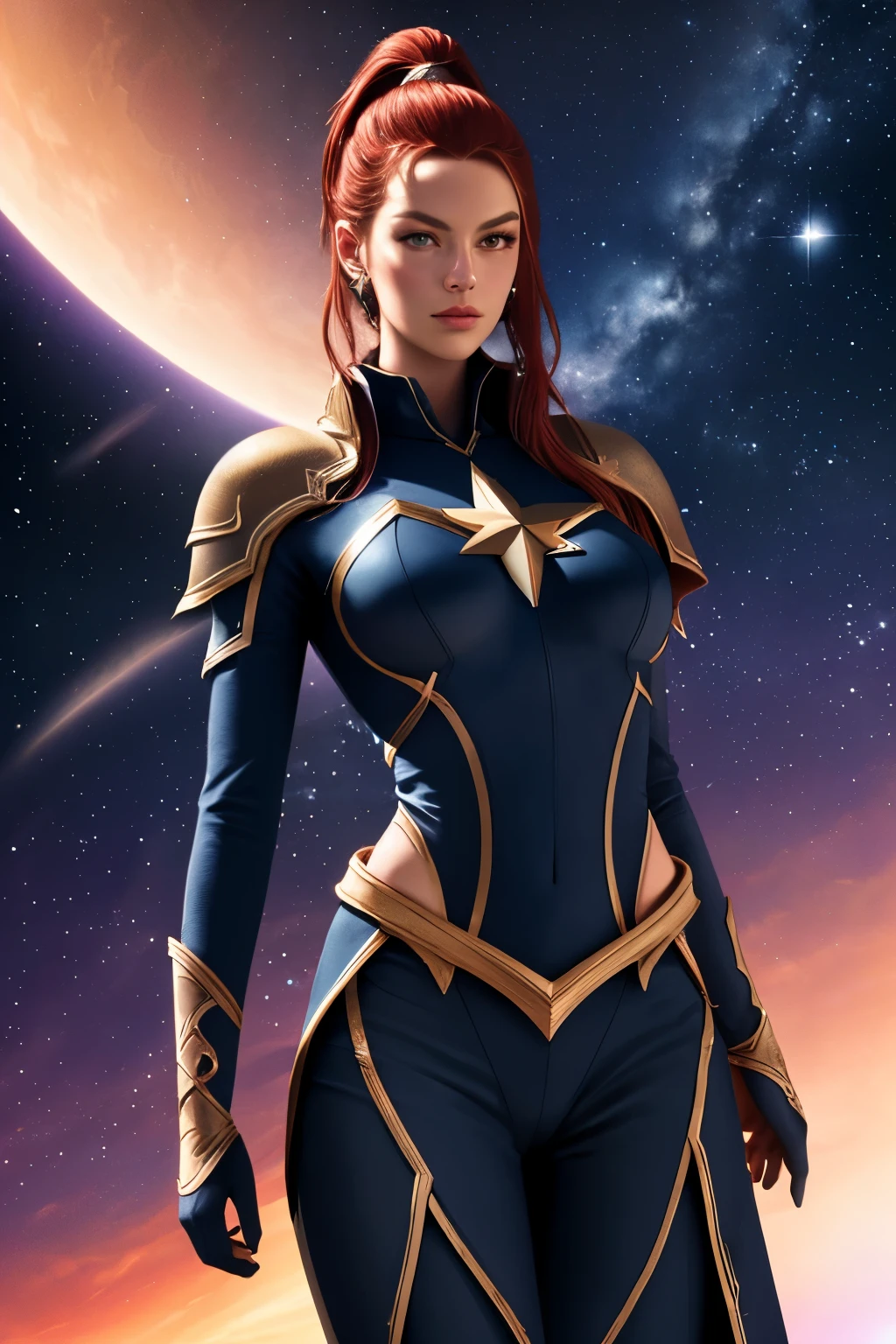 star_Guardião_Miss_fortuna, rosto detalhado, corpo definido, UHD, masterpiece, super detail, high quality, 8k, highres