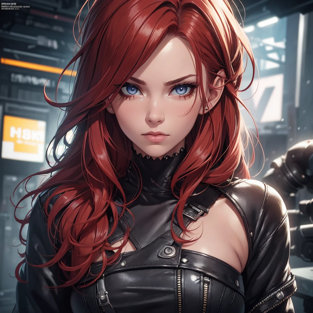 beautiful detailed eyes, beautiful detailed lips, extremely detailed eyes and face, long eyelashes, 1girl, redhead, ripped jeans, leather jacket, punk style, farting, (best quality, 4k, 8k, highres, masterpiece:1.2), ultra-detailed, (realistic, photorealistic, photo-realistic:1.37), HDR, UHD, studio lighting, ultra-fine painting, sharp focus, physically-based rendering, extreme detail description, professional, vivid colors, bokeh, portraits, punk, gritty, moody lighting