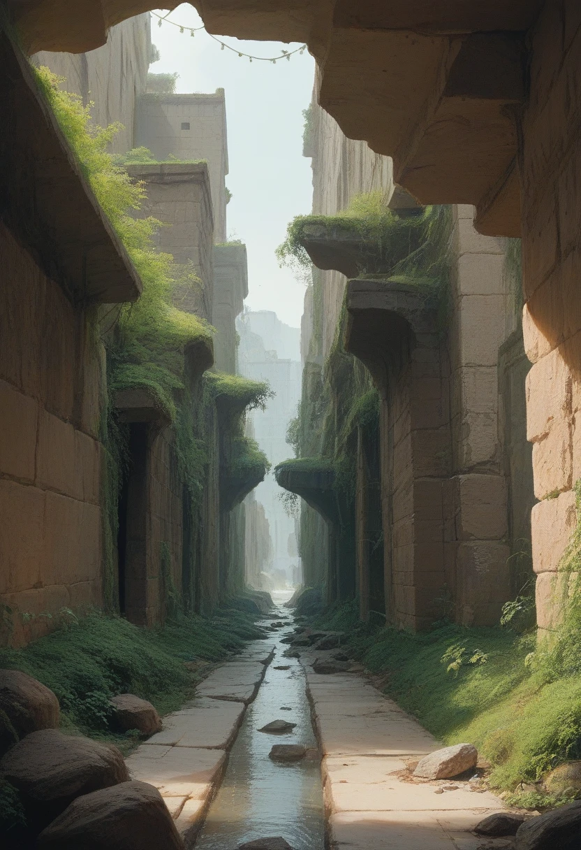 create a permissible pavement that collects rainwater and that underneath it has a drainage system made of rocks which is deposited into purifying filters through ducts and which are then stored in tanks 