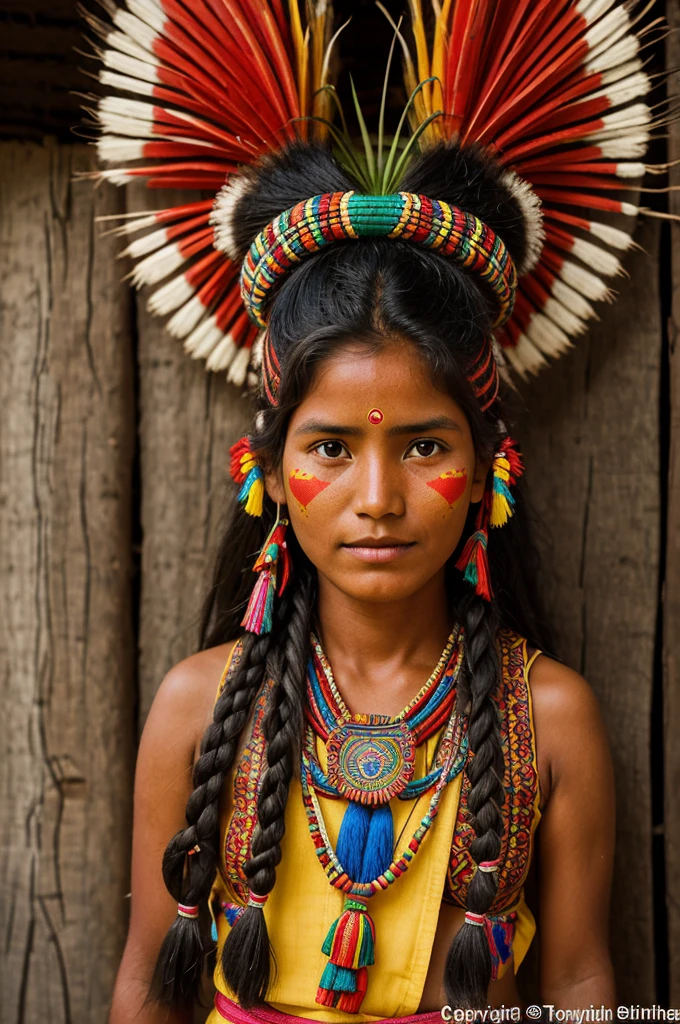 Believe me, an image of this people plays the role of an expert in illustrating tribes of Ecuador The Tsachila indigenous people, Traditionally known by the Castilian term Colorado for its custom of painting its body and hair red with annatto. (bixa earellana), lives in the province of Santo Domingo de los Tsachila,
