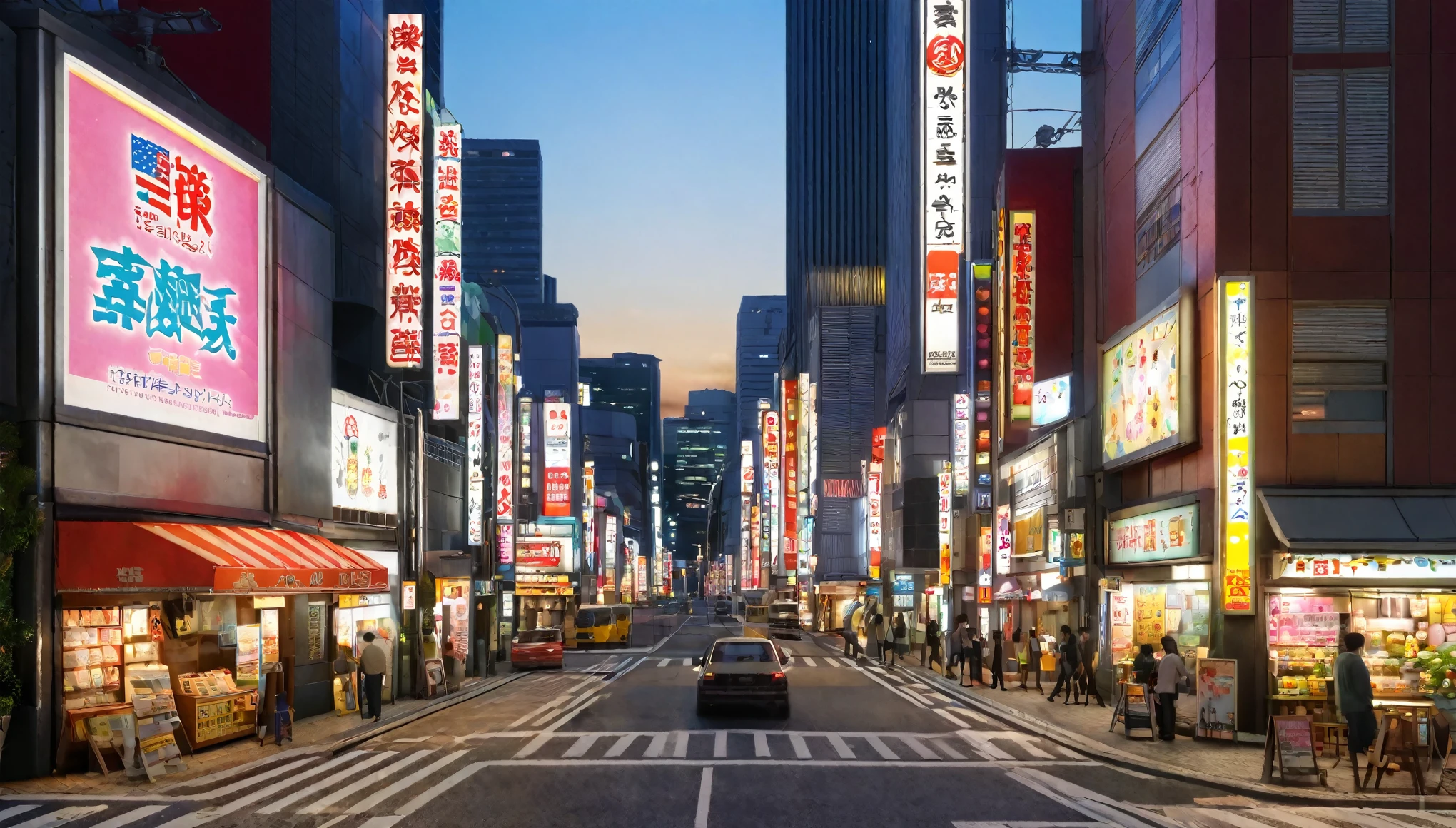 Diorama of Shinjuku, Tokyo,Highest quality, 8k, High resolution, masterpiece:1.2, Very detailed, Realistic:1.37, High resolution, 超High resolution, Very detailed, Professional, Vibrant colors