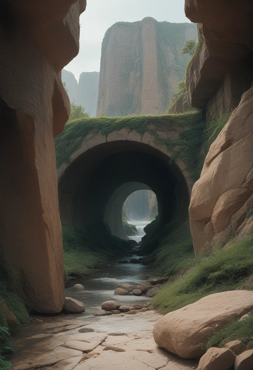 create a permissible asphalt that collects rainwater and that underneath it has a drainage system made of rocks which is deposited into purifying filters through ducts and then stored in tanks