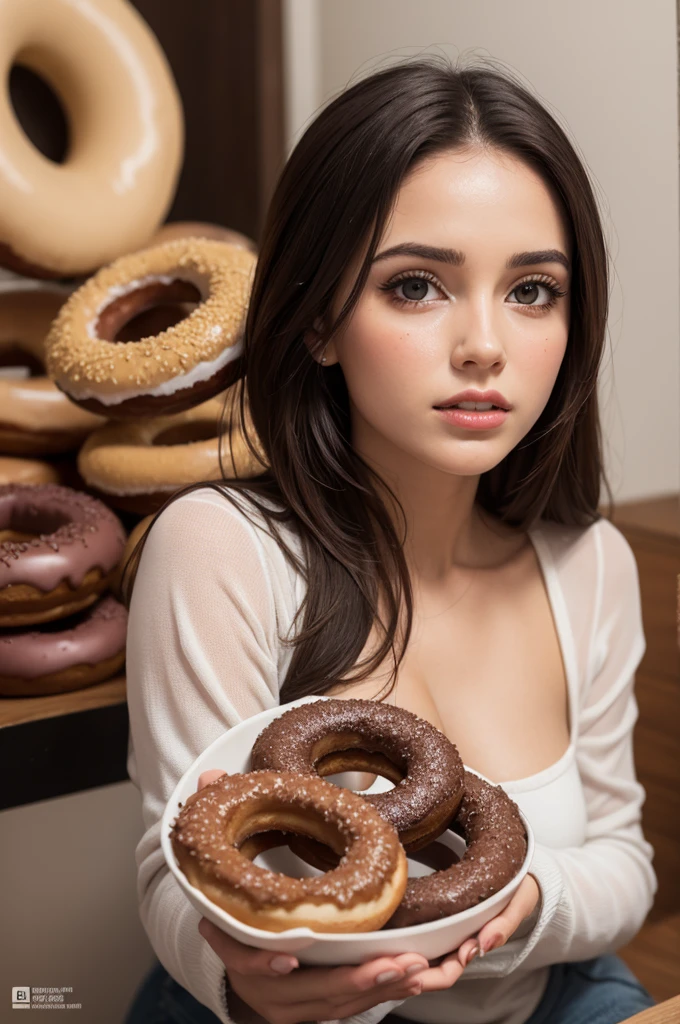 Donuts com rosto
