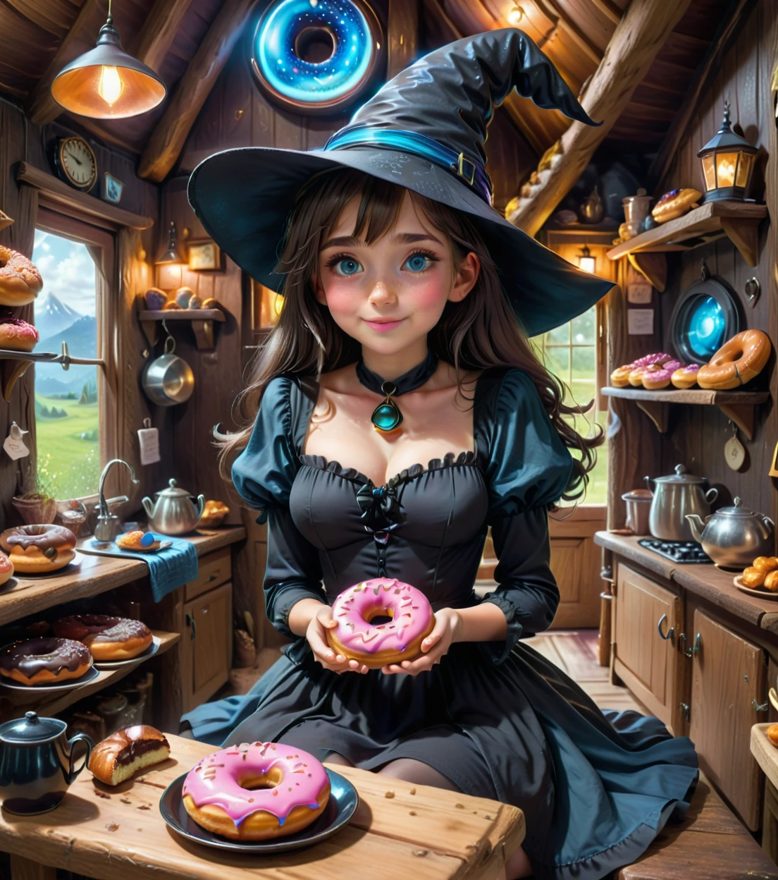 （0730）Today's challenge theme：Eating Donuts/吃甜甜圈/ドーナツを食べる