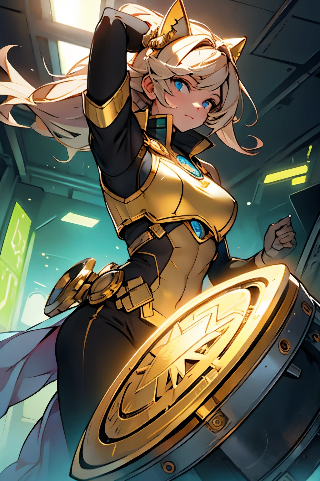 golden shield girl