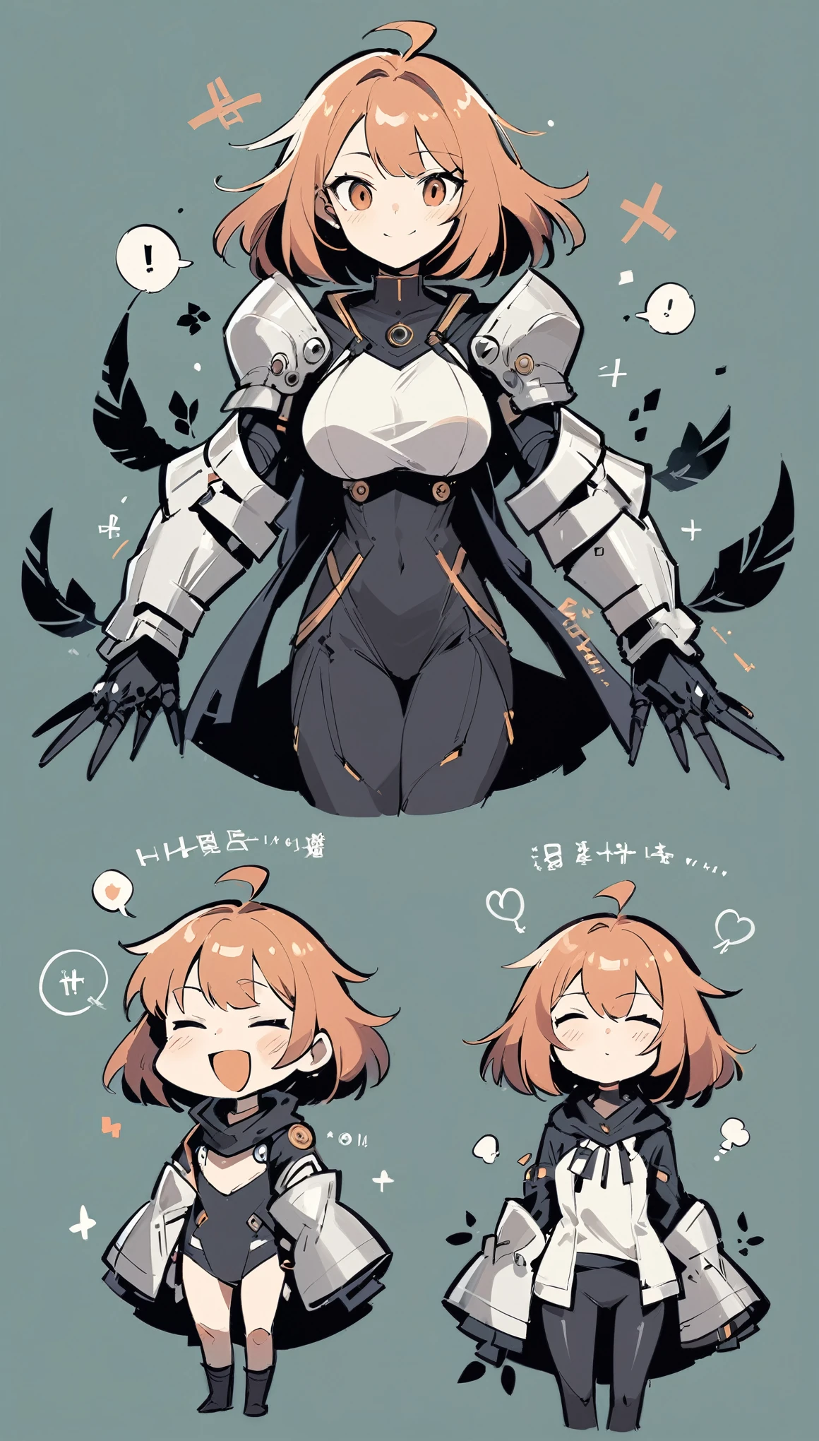 in style of ashley wood,in style of Santiago Caruso,in style of Alex Hirsch,
{1girl:1.3},{asymmetrical hair:1.1},{oversized breasts:1.2} {oversized forearms:1.5},{arm armor:1.4},{oversized shoulder:1.5},{a proud smile:1.1},silence,{squinting:1.4} skinny body