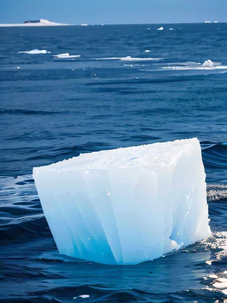 Drift ice, Melting, photograph, high quality