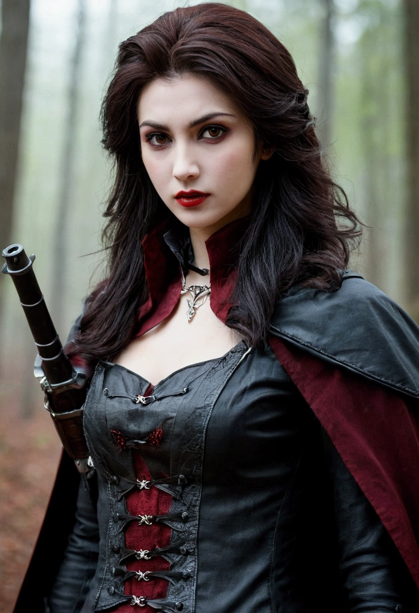 26-year-old female hunter，Vampire hunter，Blood curse，8kcg，Handsome