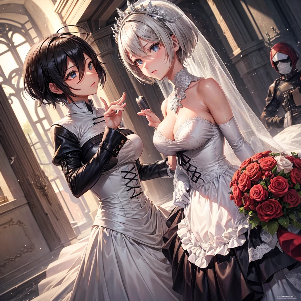 2B marrying Mikasa Akerman 