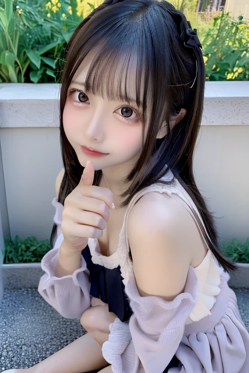 2girls,(((Normal finger、Normal hand、Normal foot))),(((Small breasts))),(((jirai kei fashion)))、((Off the shoulder)),(((mini skirt)))、(())Highest quality、High resolution、超High resolution(Real:1.4)、(School:1.3)、18-year-old、Japanese women、Small breasts、(looking at the camera)、Cute round face、smile、((Shiny gray hair))、looking at the camera、Sparkling eyes、Lips shining with lip gloss、Natural light、(())、(slim、small、Flat、small)、thin、Delicate and sexy collarbone、、(beautiful girl、Delicate girl:1.3)、(:1.3)、Very beautiful eyes、(Symmetrical eyes:1、Brown eyes、Parted bangs、(Eye and facial details:1.0) )、Real実写、Photogenic transparency、Detailed eyes、Gradation、Perfect anatomical figure、Woman with perfect body、Highly detailed skin、Highly detailed face、Beautiful eyes in every detail、Background Blur、cutepose、