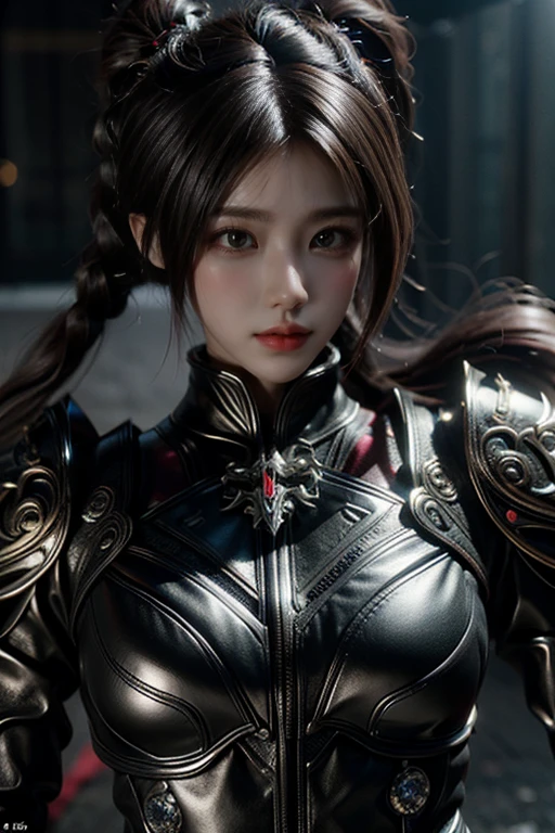 Game Art,Best picture quality,Maximum resolution,8K,(A bust photo),(portrait),(Head close-up:1.5),(Rule of Thirds),Unreal Engine 5 rendering works, (Future Girl),(Female Warrior),
20-year-old girl,((hunter)),Eyes full of details,(Large Breasts),Elegant and noble,indifferent,brave,
(Medieval fur combat uniform,Glowing magic line,Fur clothing with rich details Lady Knight,Medieval Ranger,
Photo poses,Simple background,light,Ray Tracing,Game CG,((3D Unreal Engine)),oc rendering reflection pattern