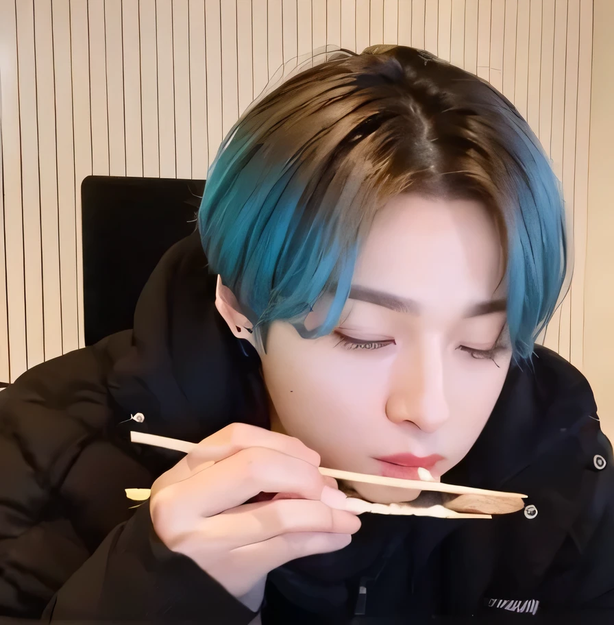Jeon Jungkook eating 