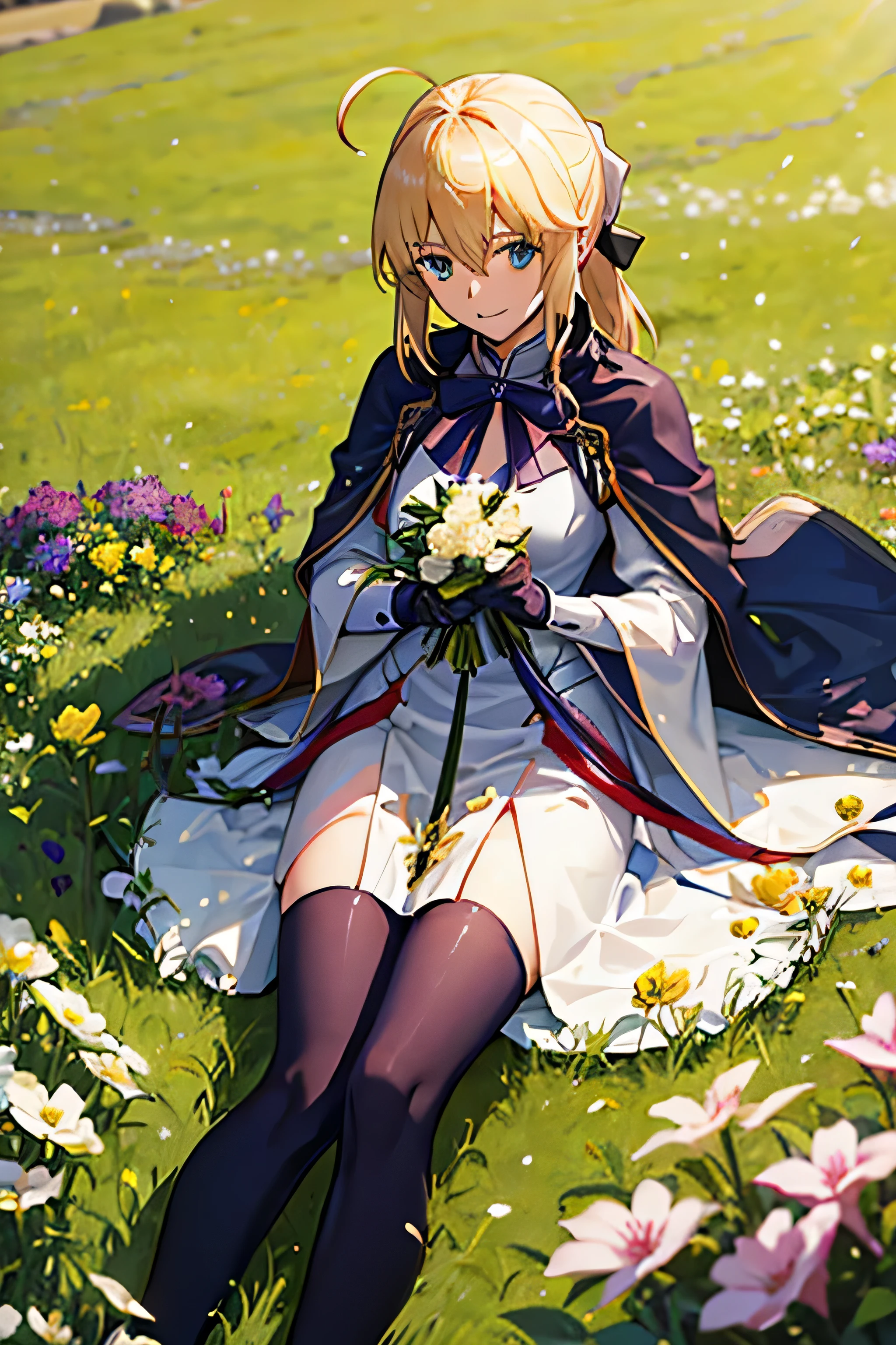 Artoria Caster、In the flower field