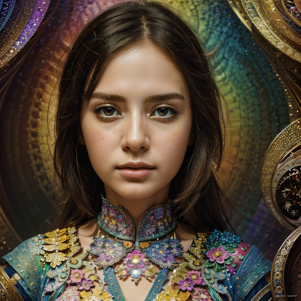 (Masterpiece, Highest quality, best quality, official art, beautiful and beautiful:1.2), (1 girl:1.3), very detailed,(fractal art:1.3),colorful,Maximum details  